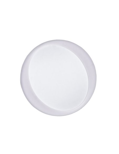 Plafón de techo LED redondo 48,5cm ZETA 24W 2500lm, regulable 2700 - 6500K con mando IP20 Blanco
