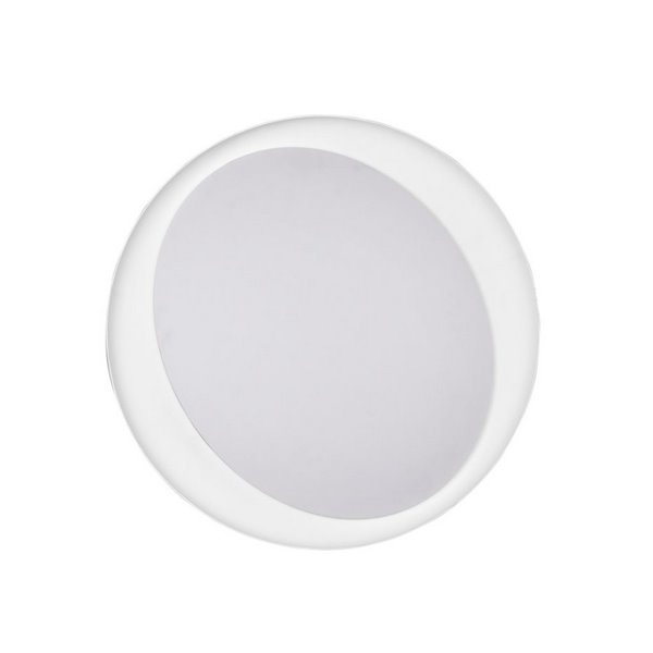 Luminária de teto LED redonda 48,5 cm ZETA 24 W 2500 lm, regulável 2700 - 6500 K com controle remoto IP20 Branco