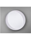 Plafón de techo LED redondo 48,5cm ZETA 24W 2500lm, regulable 2700 - 6500K con mando IP20 Blanco
