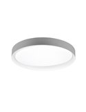Plafón de techo LED redondo 48,5cm ZETA 24W 2500lm, regulable 2700 - 6500K con mando IP20 Blanco