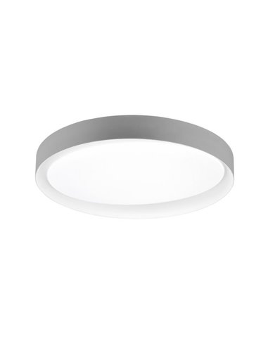 Plafón de techo LED redondo 48,5cm ZETA 24W 2500lm, regulable 2700 - 6500K con mando IP20 Blanco