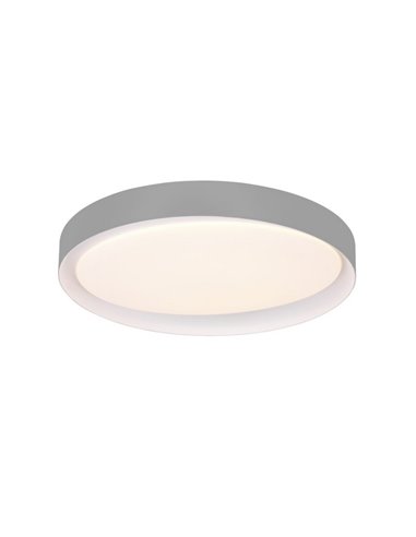 Plafón de techo LED redondo 48,5cm ZETA 24W 2500lm, regulable 2700 - 6500K con mando IP20 Blanco