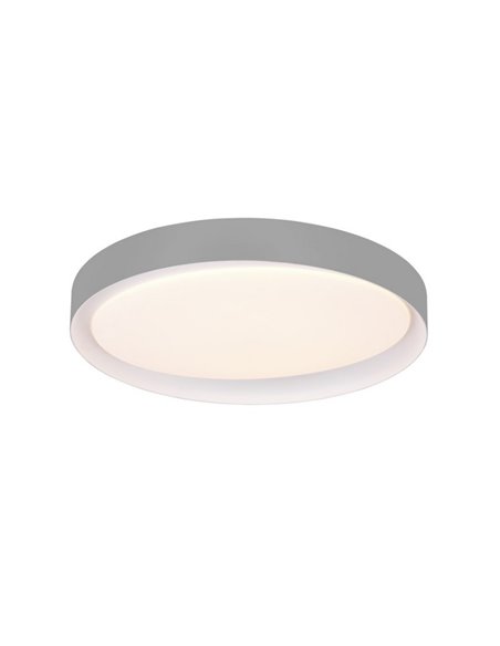 Luminária de teto LED redonda 48,5 cm ZETA 24 W 2500 lm, regulável 2700 - 6500 K com controle remoto IP20 Branco