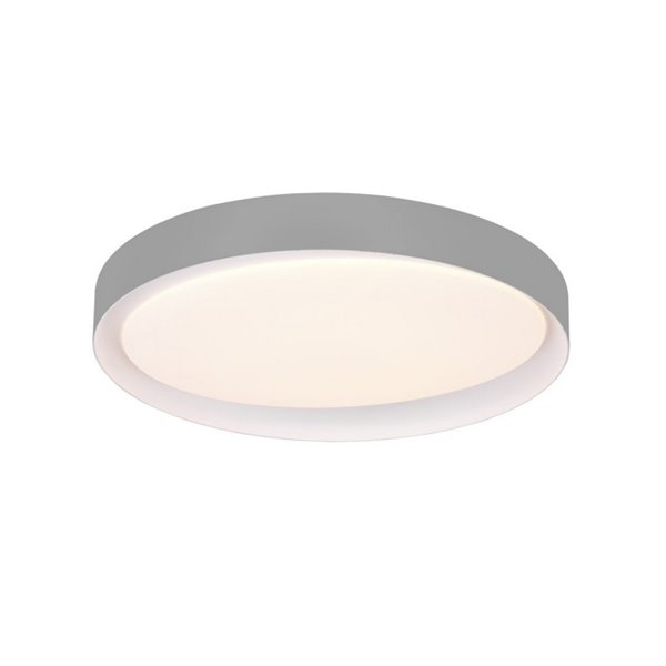 Plafón de techo LED redondo 48,5cm ZETA 24W 2500lm, regulable 2700 - 6500K con mando IP20 Blanco