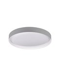 Luminária de teto LED redonda 48,5 cm ZETA 24 W 2500 lm, regulável 2700 - 6500 K com controle remoto IP20 Branco