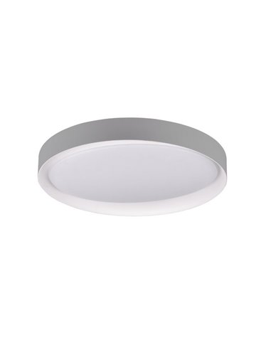 Plafón de techo LED redondo 48,5cm ZETA 24W 2500lm, regulable 2700 - 6500K con mando IP20 Blanco