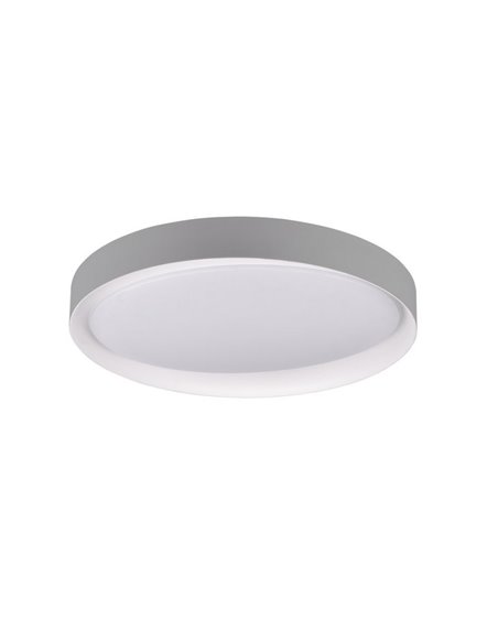 Luminária de teto LED redonda 48,5 cm ZETA 24 W 2500 lm, regulável 2700 - 6500 K com controle remoto IP20 Branco