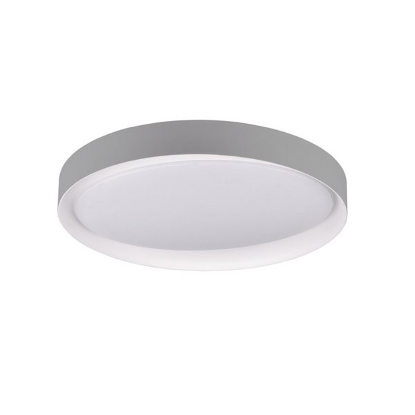 Plafón de techo LED redondo 48,5cm ZETA 24W 2500lm, regulable 2700 - 6500K con mando IP20 Blanco