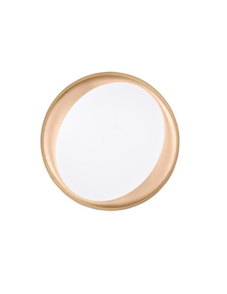 Plafonnier LED rond ZETA 48,5 cm 24 W 2 500 lm, dimmable 2 700 - 6 500 K avec télécommande IP20 Noir-doré