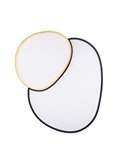 Plafón LED doble para techo RISE 77cm 45W 5300lm, regulable 2700 - 6500K, función memoria y luz de noche IP20 Negro-oro