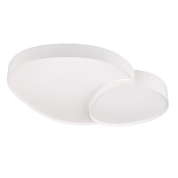 Plafón LED regulable para techo RISE 77cm 45W 5300lm 2700 - 6500K, función memoria y luz de noche IP20 Blanco
