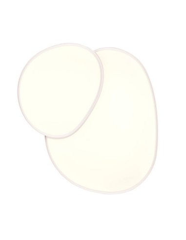 Plafón LED regulable para techo RISE 77cm 45W 5300lm 2700 - 6500K, función memoria y luz de noche IP20 Blanco