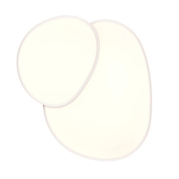 Plafonnier LED RISE 77 cm 45 W 5 300 lm 2 700-6 500 K à intensité variable avec fonction mémoire et veilleuse IP20 Blanc