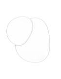 Plafón LED regulable para techo RISE 77cm 45W 5300lm 2700 - 6500K, función memoria y luz de noche IP20 Blanco