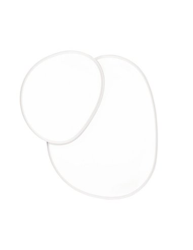 Plafón LED regulable para techo RISE 77cm 45W 5300lm 2700 - 6500K, función memoria y luz de noche IP20 Blanco