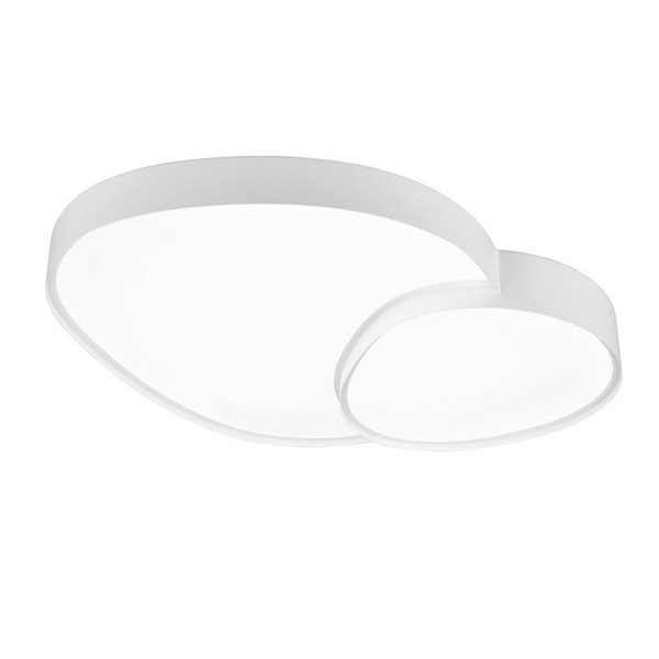 Plafón LED regulable para techo RISE 77cm 45W 5300lm 2700 - 6500K, función memoria y luz de noche IP20 Blanco