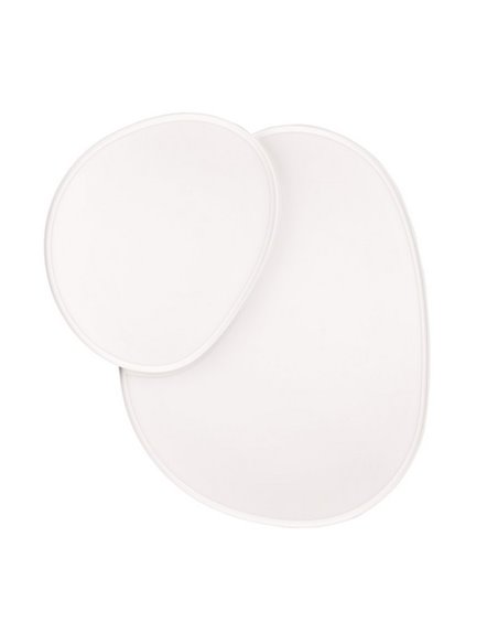 Plafón LED regulable para techo RISE 77cm 45W 5300lm 2700 - 6500K, función memoria y luz de noche IP20 Blanco