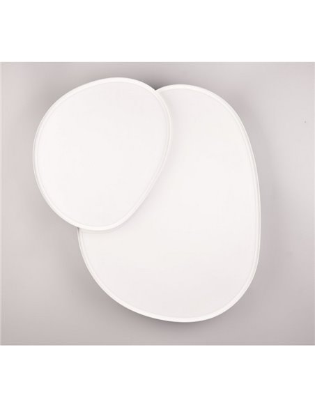 Plafón LED regulable para techo RISE 77cm 45W 5300lm 2700 - 6500K, función memoria y luz de noche IP20 Blanco