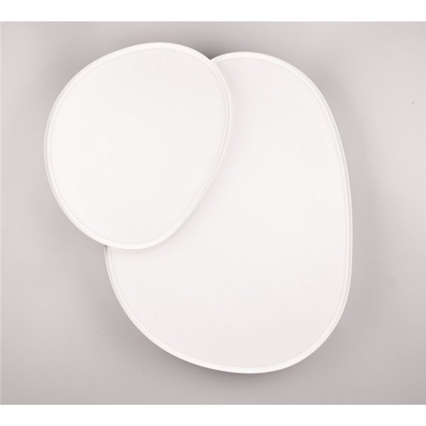 Plafón LED regulable para techo RISE 77cm 45W 5300lm 2700 - 6500K, función memoria y luz de noche IP20 Blanco