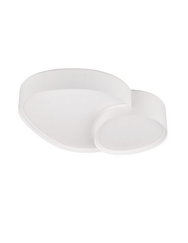 Luminária de teto LED 43,5 cm RISE 21W 2400lm, função de memória e luz noturna regulável 2700 - 6500K IP20 Branco