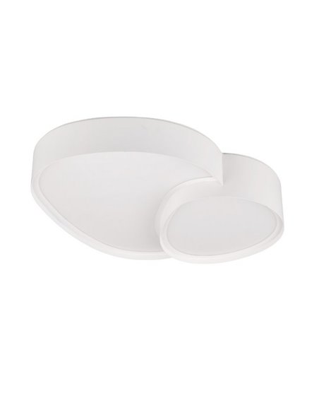 Luminária de teto LED 43,5 cm RISE 21W 2400lm, função de memória e luz noturna regulável 2700 - 6500K IP20 Branco