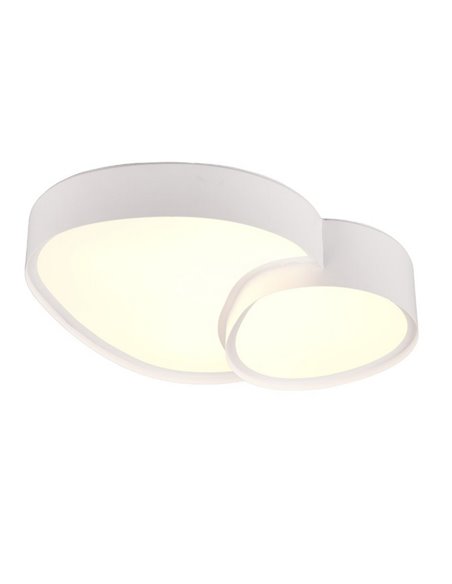 Plafón para techo LED 43,5cm RISE 21W 2400lm, función memoria y luz de noche regulable 2700 - 6500K IP20 Blanco