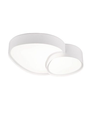 Plafón para techo LED 43,5cm RISE 21W 2400lm, función memoria y luz de noche regulable 2700 - 6500K IP20 Blanco