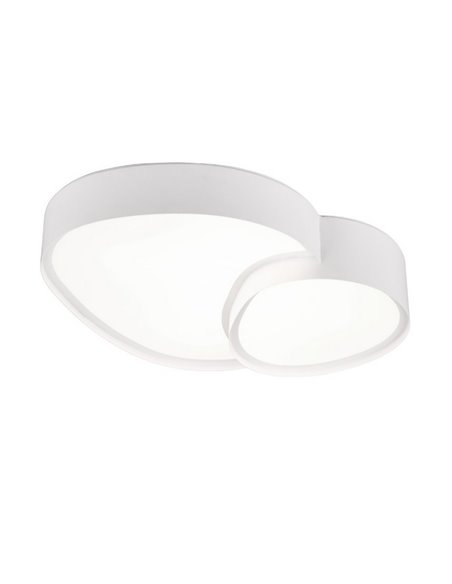 Luminária de teto LED 43,5 cm RISE 21W 2400lm, função de memória e luz noturna regulável 2700 - 6500K IP20 Branco