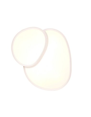 Plafonnier LED 43,5 cm RISE 21 W 2400 lm, fonction mémoire et veilleuse dimmable 2700 - 6500 K IP20 Blanc