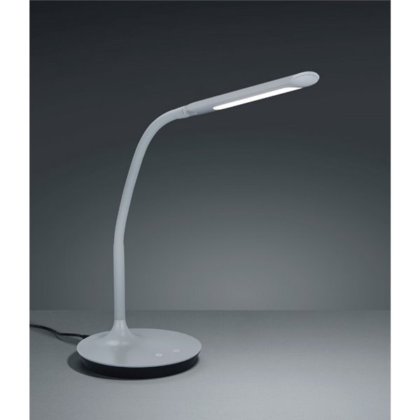 Lampe de table LED POLO, style flexo, 4 niveaux d'éclairage réglables, 5W 550lm, 3000+4000+5000K IP20