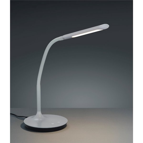 Lámpara de sobremesa LED POLO estilo flexo 4 niveles de luz ajustable 5W 550lm, 3000+4000+5000K IP20