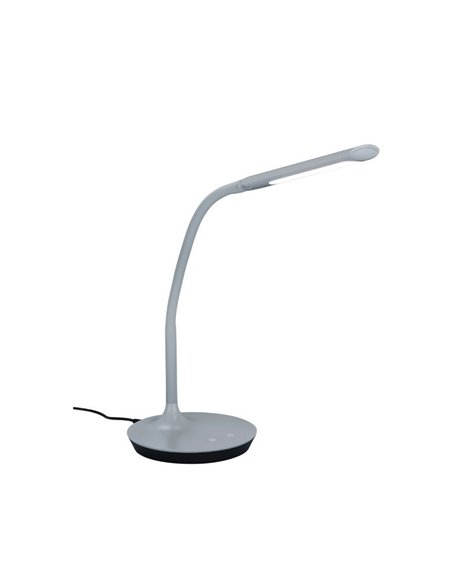 Lámpara de sobremesa LED POLO estilo flexo 4 niveles de luz ajustable 5W 550lm, 3000+4000+5000K IP20