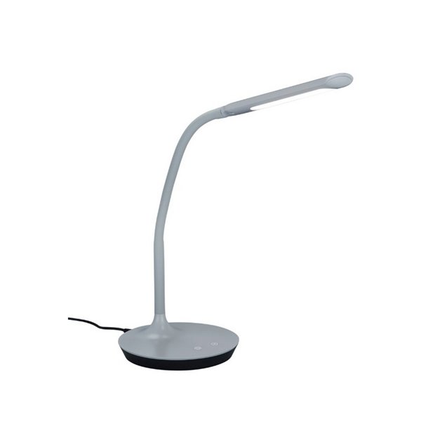Lampe de table LED POLO, style flexo, 4 niveaux d'éclairage réglables, 5W 550lm, 3000+4000+5000K IP20