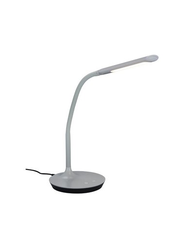 Lampe de table LED POLO, style flexo, 4 niveaux d'éclairage réglables, 5W 550lm, 3000+4000+5000K IP20