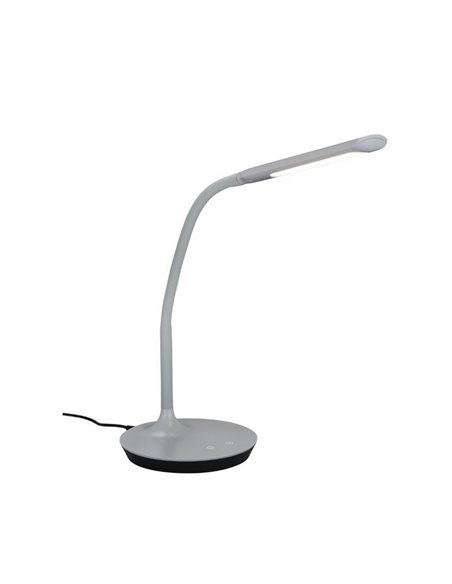 Lampe de table LED POLO, style flexo, 4 niveaux d'éclairage réglables, 5W 550lm, 3000+4000+5000K IP20