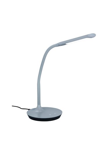 Lampe de table LED POLO, style flexo, 4 niveaux d'éclairage réglables, 5W 550lm, 3000+4000+5000K IP20
