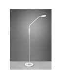 Lámpara de pie LED MONZA brazo flexible y ajustable 12W ·1400lm, regulable 2300+3000+4000K IP20 Blanco
