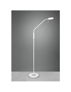 Lámpara de pie LED MONZA brazo flexible y ajustable 12W ·1400lm, regulable 2300+3000+4000K IP20 Blanco 2