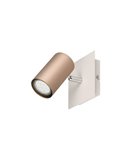 Spot de plafond ou applique murale MARLEY ampoule excl. 1x GU10 max. 25W Marron-Beige