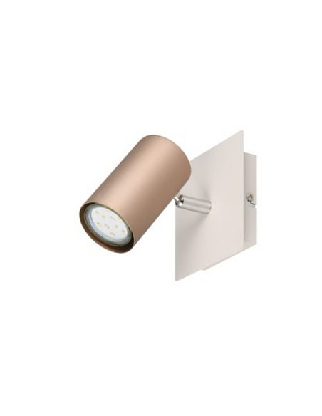 Spot de plafond ou applique murale MARLEY ampoule excl. 1x GU10 max. 25W Marron-Beige