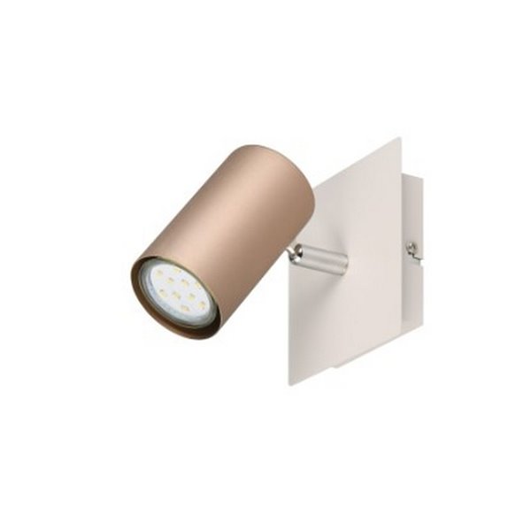 Spot de plafond ou applique murale MARLEY ampoule excl. 1x GU10 max. 25W Marron-Beige