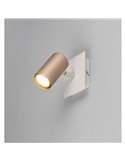 Spot de plafond ou applique murale MARLEY ampoule excl. 1x GU10 max. 25W Marron-Beige