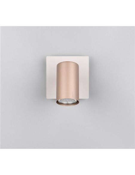 Holofote de teto ou lâmpada de parede MARLEY excl. 1x GU10 máx. 25W Marrom-Bege