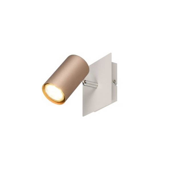 Spot de plafond ou applique murale MARLEY ampoule excl. 1x GU10 max. 25W Marron-Beige