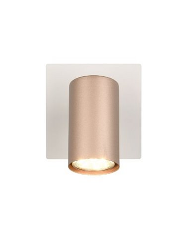 Spot de plafond ou applique murale MARLEY ampoule excl. 1x GU10 max. 25W Marron-Beige