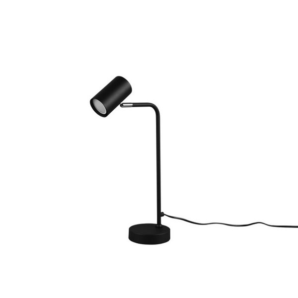 Lámpara de sobremesa minimalista MARLEY bombilla excl. 1x GU10 max. 5W IP20 Negro
