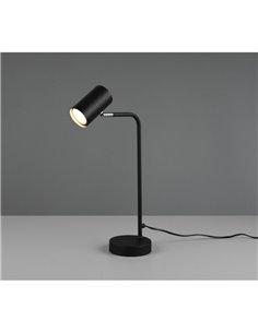 Lámpara de sobremesa minimalista MARLEY bombilla excl. 1x GU10 max. 5W IP20 Negro 2