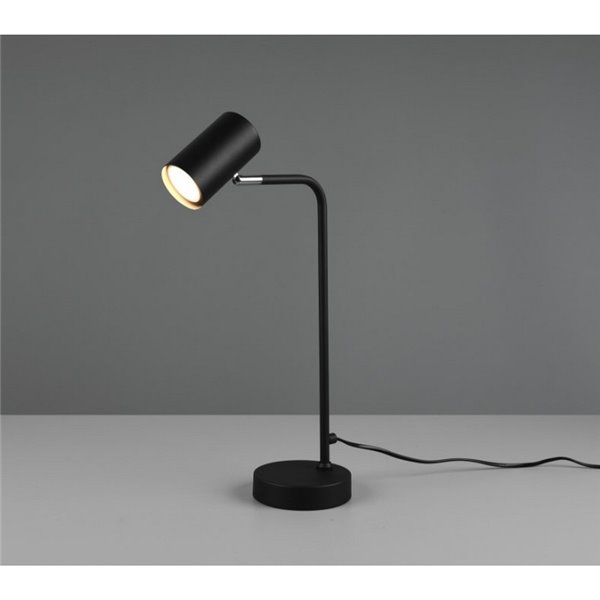Lámpara de sobremesa minimalista MARLEY bombilla excl. 1x GU10 max. 5W IP20 Negro