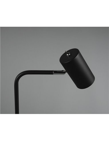 Lámpara de sobremesa minimalista MARLEY bombilla excl. 1x GU10 max. 5W IP20 Negro