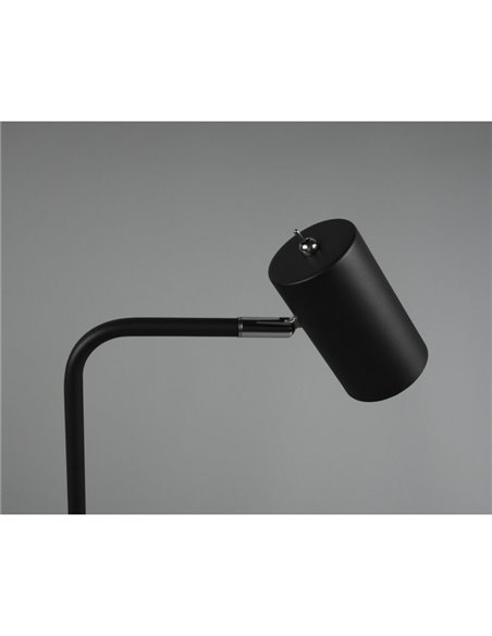 Lámpara de sobremesa minimalista MARLEY bombilla excl. 1x GU10 max. 5W IP20 Negro